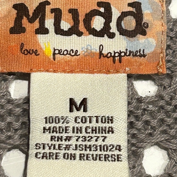 Mudd Gray Sweater Vest Sz M NWOT - Picture 2 of 12